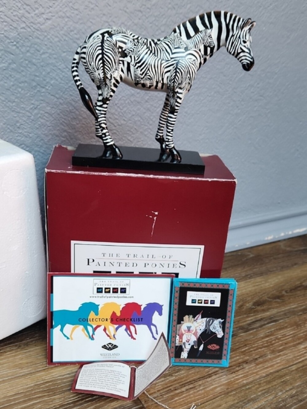 NIB The Trail Of Painted Ponies Incognito Zebra Horse